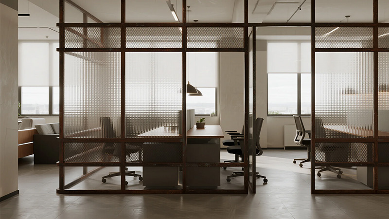辦公室金屬網(wǎng)隔斷設(shè)計